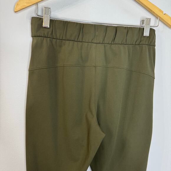 Lululemon On the Fly 7/8 Pant Drawstring Woven Dark Olive Women's 4 - Picture 4 of 11